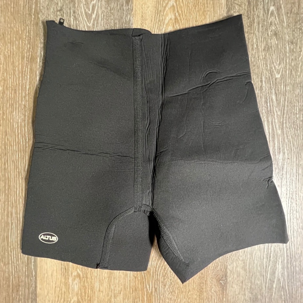 Altus Neo-Shorts Unisex XL Black Neoprene Thermal‎ Sauna Compression Shorts
